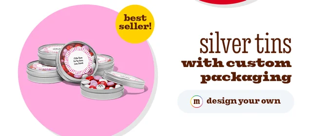 SILVER TINS WITH CUSTOM PACKAGING