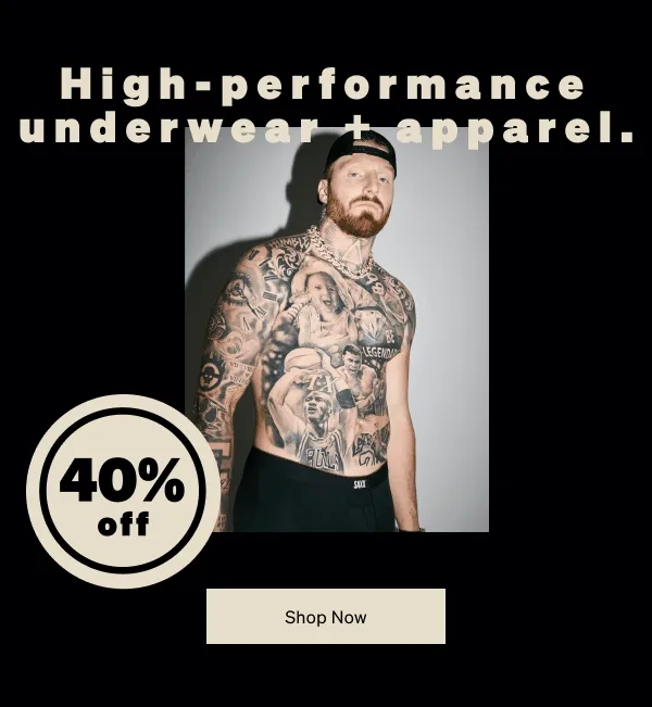 High-performance underwear + apparel.