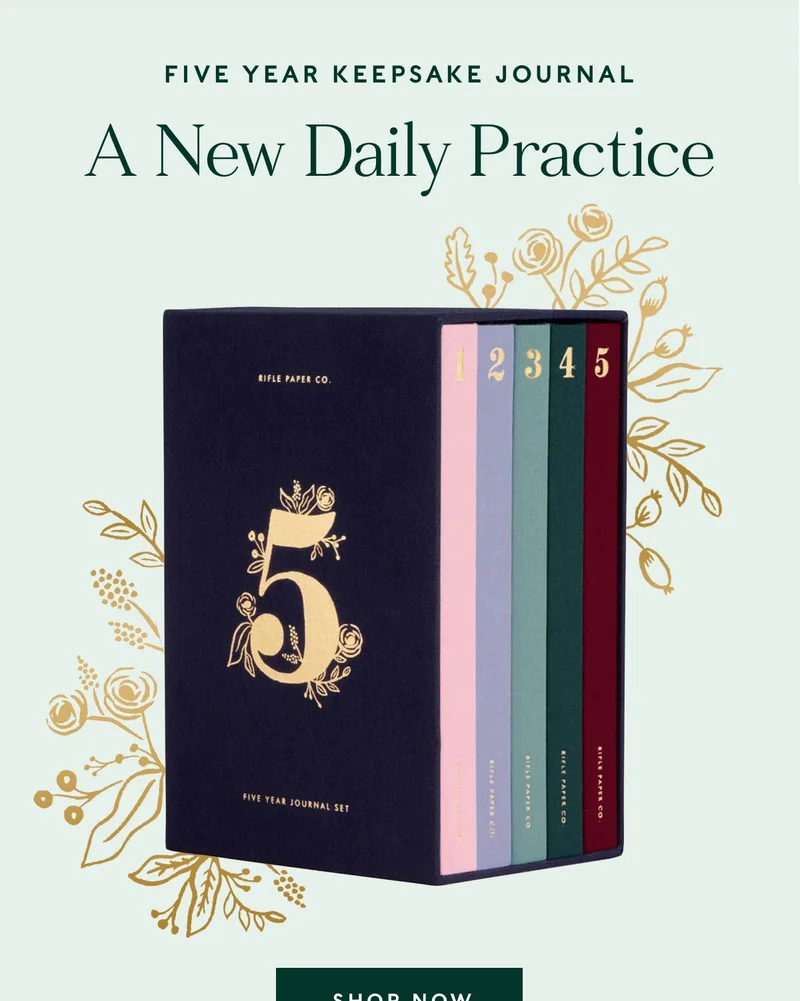 Five Year Keepsake Journal