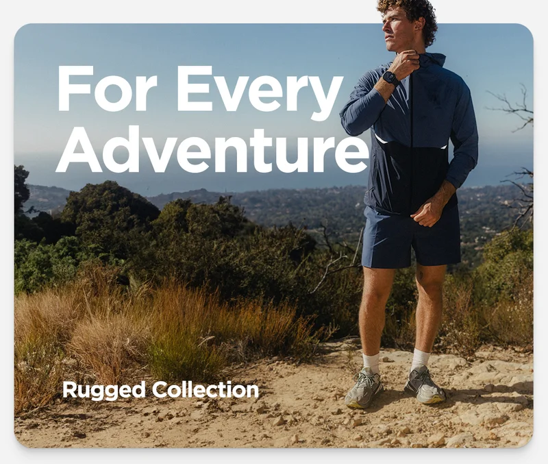 For Every Adventure. Rugged Collection - built to roam. Rugged Case and Rocky Point Band. Wherever you roam, Rugged Case and Rocky Point Band keep your Apple essentials safe, secure, and stylish.