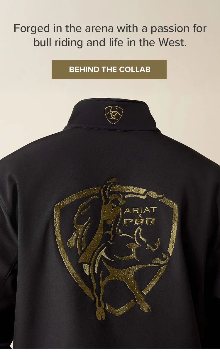 Forged in the arena with a passion for bull riding and life in the West. | BEHIND THE COLLAB