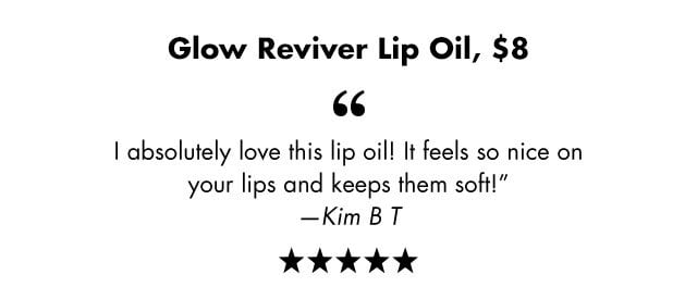 ''I absolutely love this lip oil!''