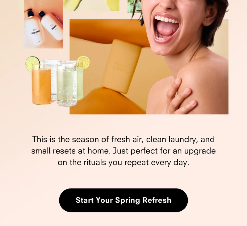 This is the season of fresh air, clean laundry, and small resets at home. Just perfect for an upgrade on the rituals you repeat every day.
