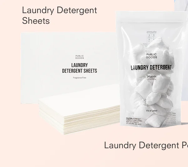 Laundry Detergent Sheets & Laundry Detergent Pods