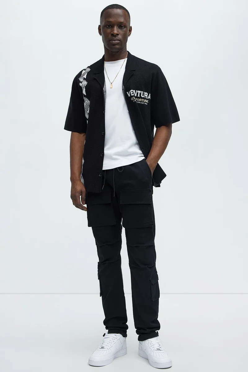 Image of All Good Slim Cargo Pants - Black