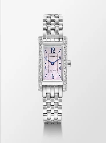 Petite Palidoro Pink Dial Stainless Steel Bracelet EG7110-54Y