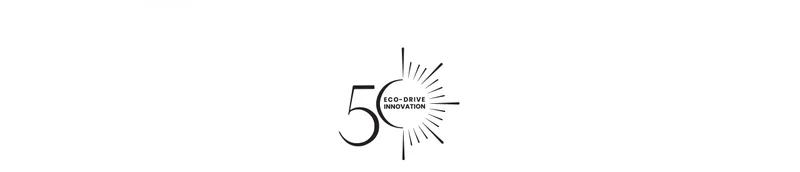 Eco-Drive Innovation 50th Anniversary Logo
