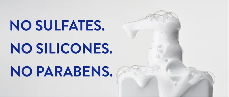 No sulfates. No silicones. No parabens