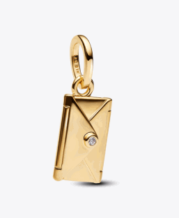 Engravable & Openable Envelope Dangle Charm