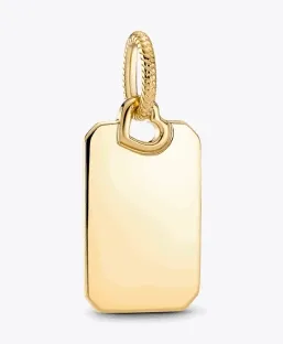 Engravable Rectangle Tag Pendant