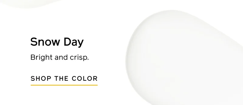 Snow Day: Bright and crisp. SHOP THE COLOR