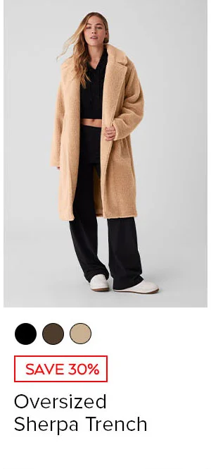 OVERSIZED SHERPA TRENCH