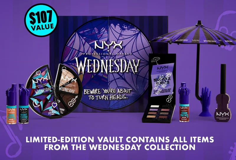 Contains all items from the wednesday collection