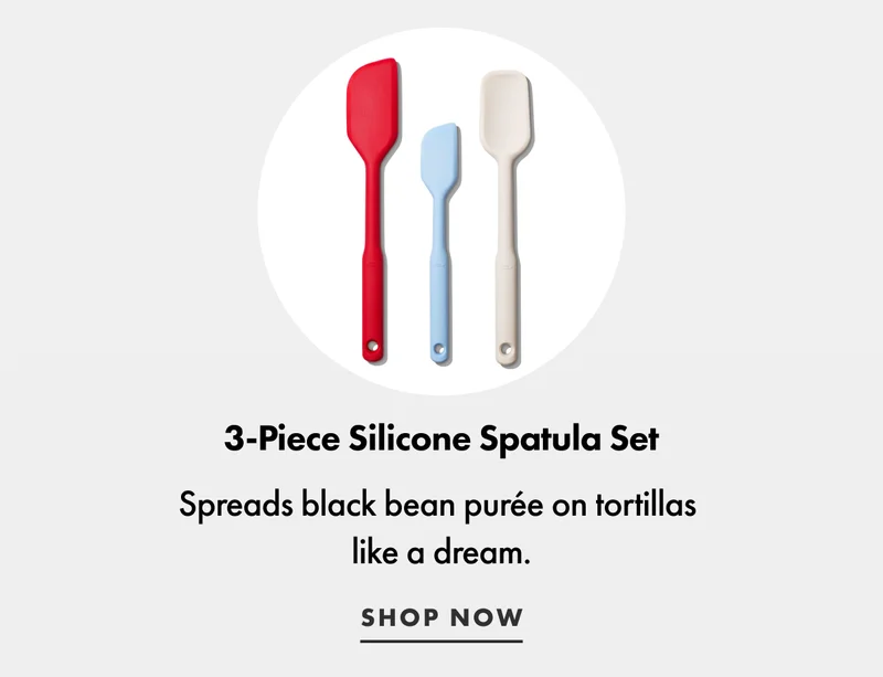 3 piece silicone spatula set. Shop now.