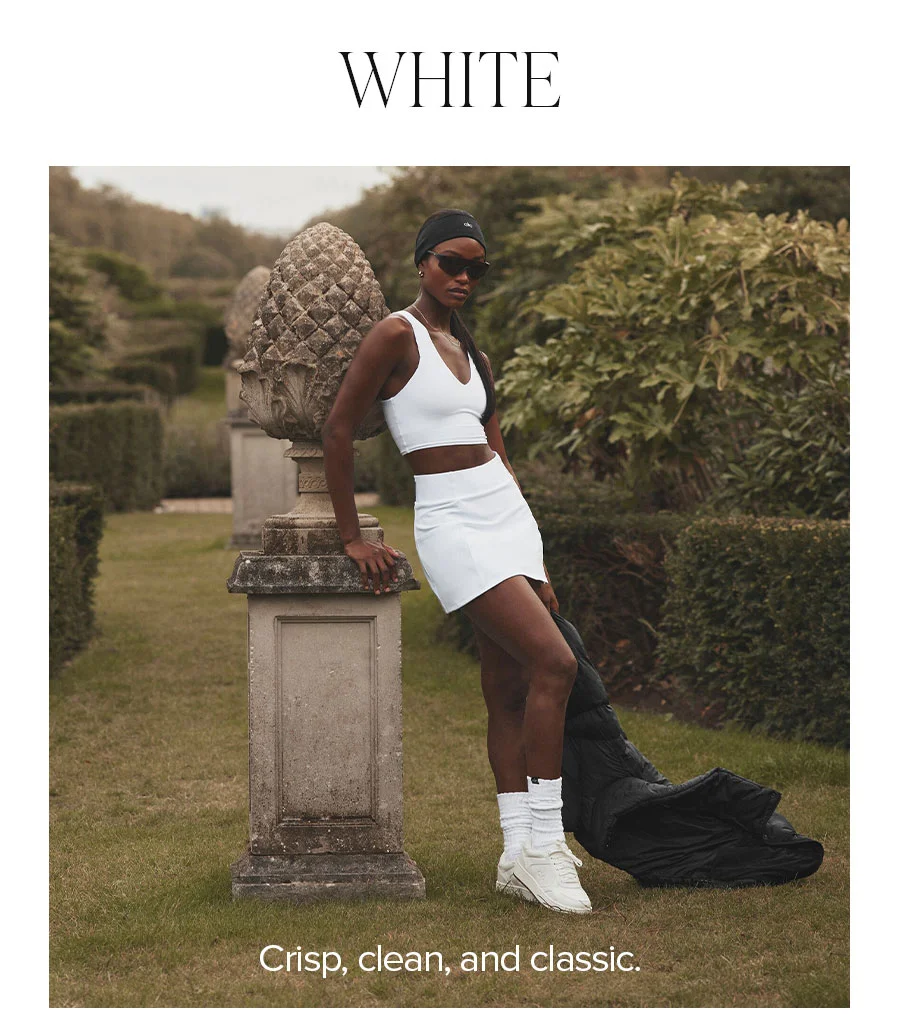 WHITE CRISP, CLEAN, AND CLASSIC