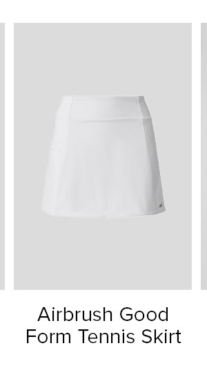 airbrush good form tennis skirt