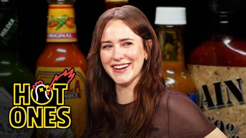 Rachel Brosnahan on Hot Ones.