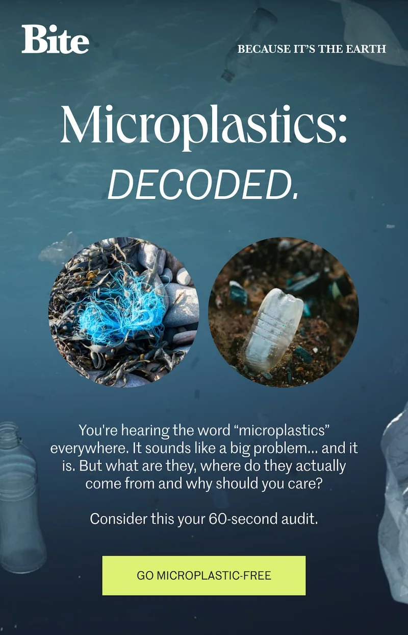 Go microplastic free