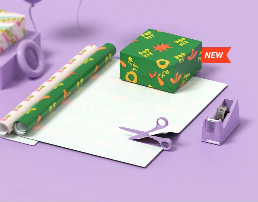 Wrapped to perfection | Meet Packlane’s custom wrapping paper. Crafted to complete your packaging with color, texture, and a touch of brand brilliance.