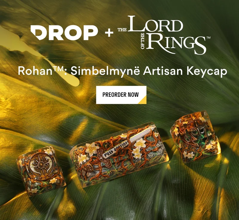 DROP + THE LORD OF THE RINGS™ ROHAN™: SIMBELMYNË ARTISAN KEYCAPS