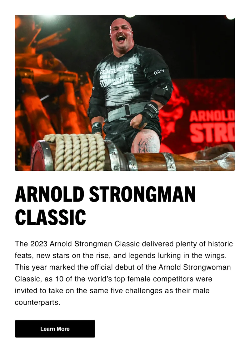 Arnold Strongman Classic