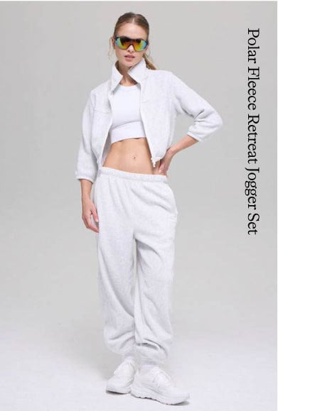 POLAR FLEECE RETREAT JOGGER SET