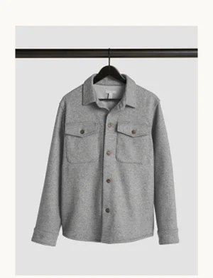 Day to Night Men's Wool Shirt Jacket