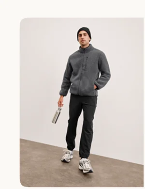 Boucle Fleece Men's Zip Jacket