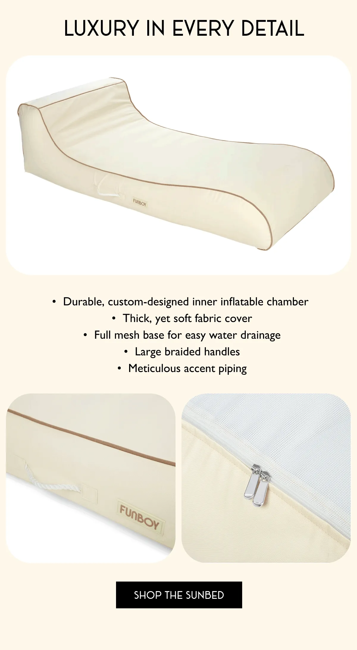 SHOP THE SUNBED