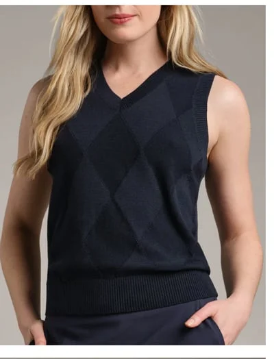 Birdie Argyle Sweater Vest