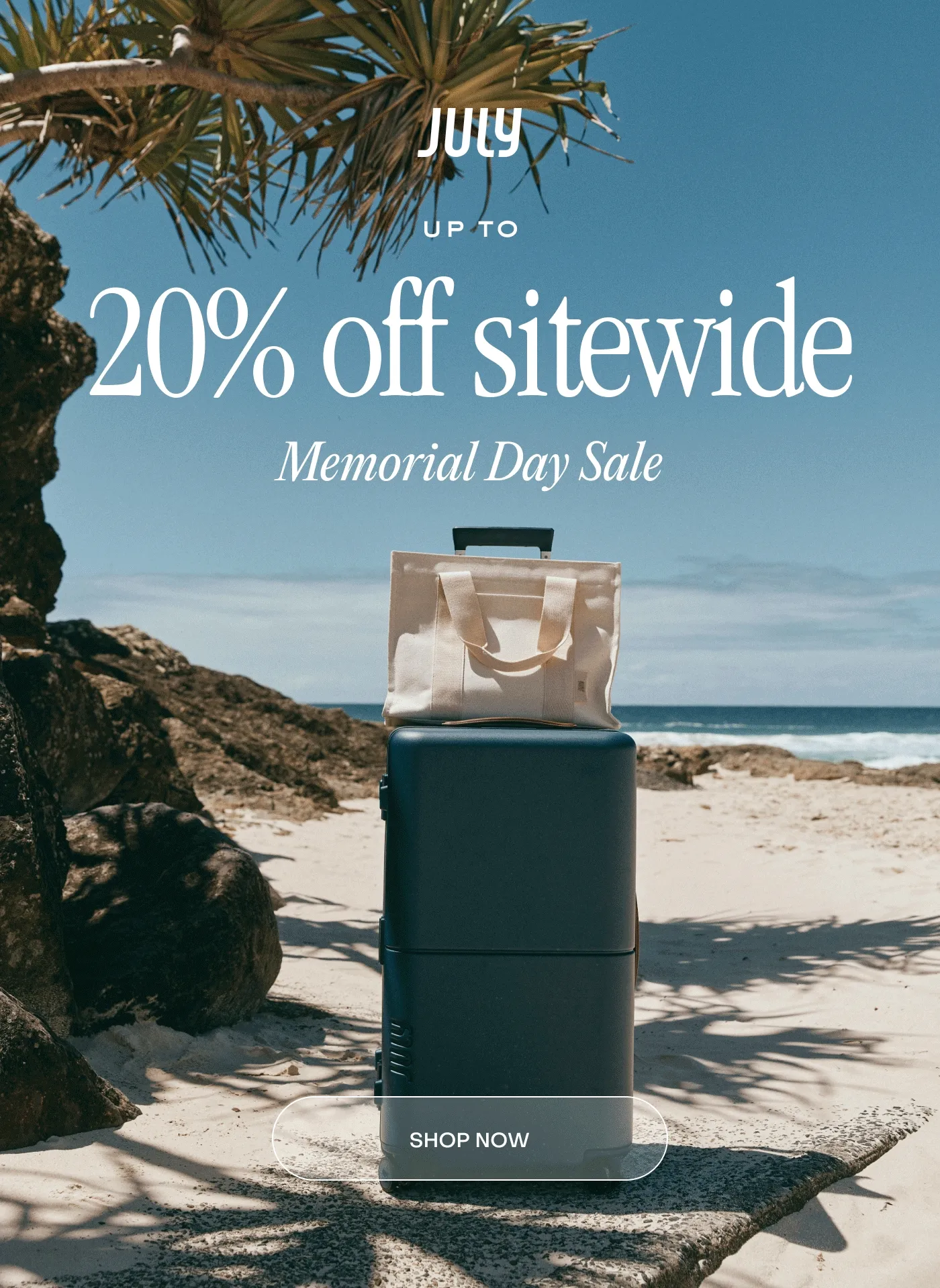 Up to 20% of sitewide for Memorial Day,