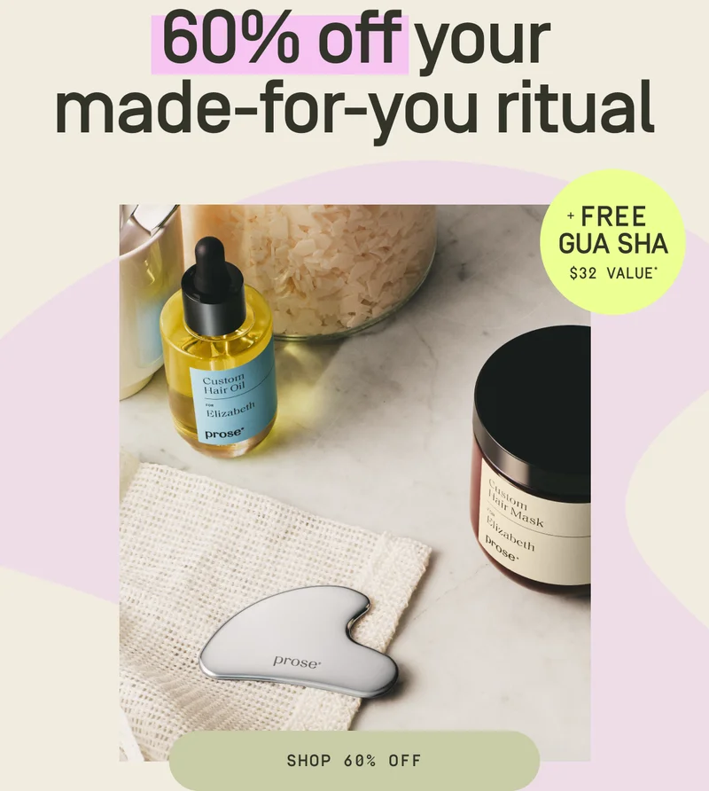 60% off your made-for-you ritual