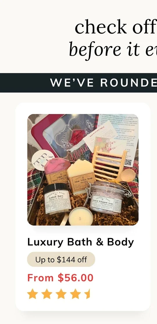 Luxury Bath and Body Goodies