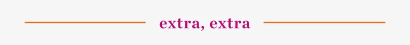 Extra, extra!