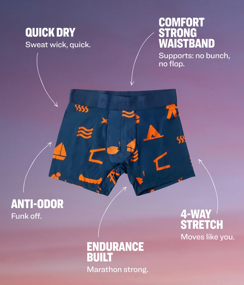 quick dry COMFORT STRONG WAISTBAND Sweat wick, quick. Supports: no bunch, no flop.&nbsp; ANTI-ODOR&nbsp; 4-way stretch Funk off. Moves like you. Endurance built Marathon strong.