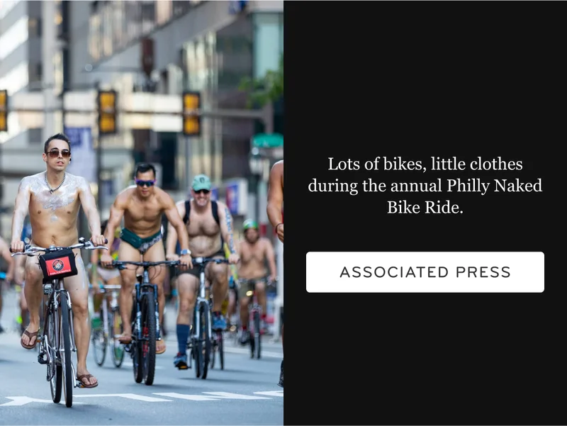 Philly's naked bike ride