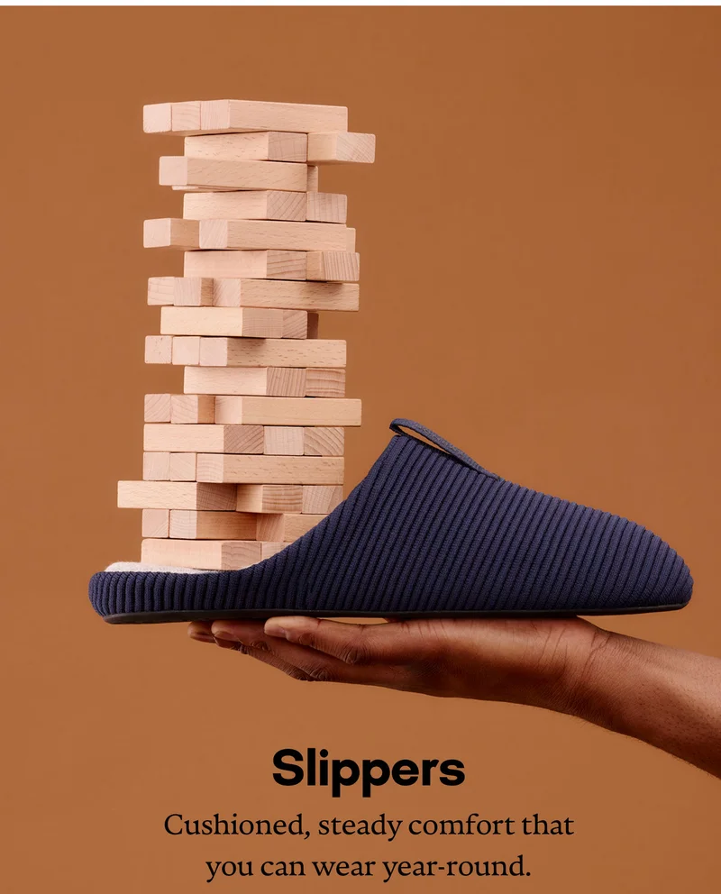 Slippers | Cushioned, steady comfort that you can wear year-round.
