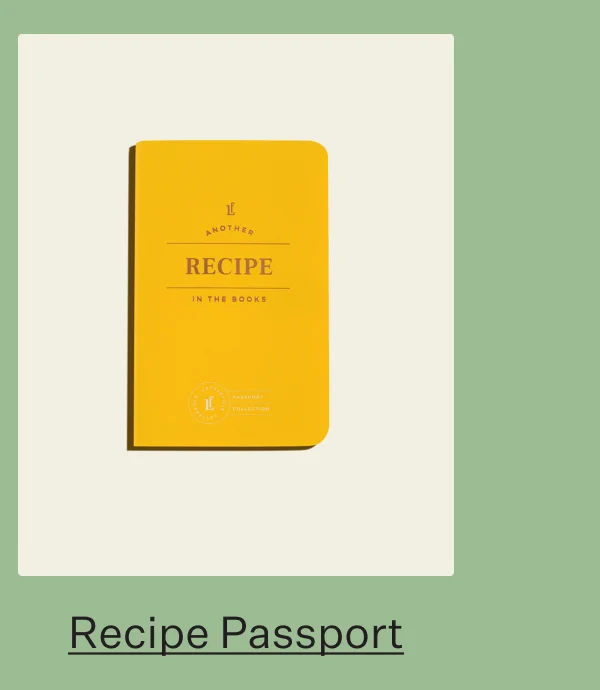 Recipe Passport