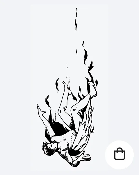 Icarus Falling Tattoo