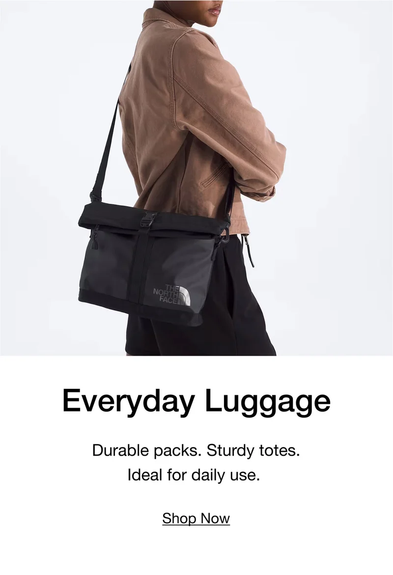 Everyday Luggage. Durable packs. Sturdy totes. Ideal for daily use. Shop Now