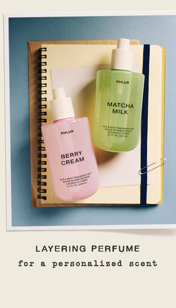 layering perfume for a personalized scent