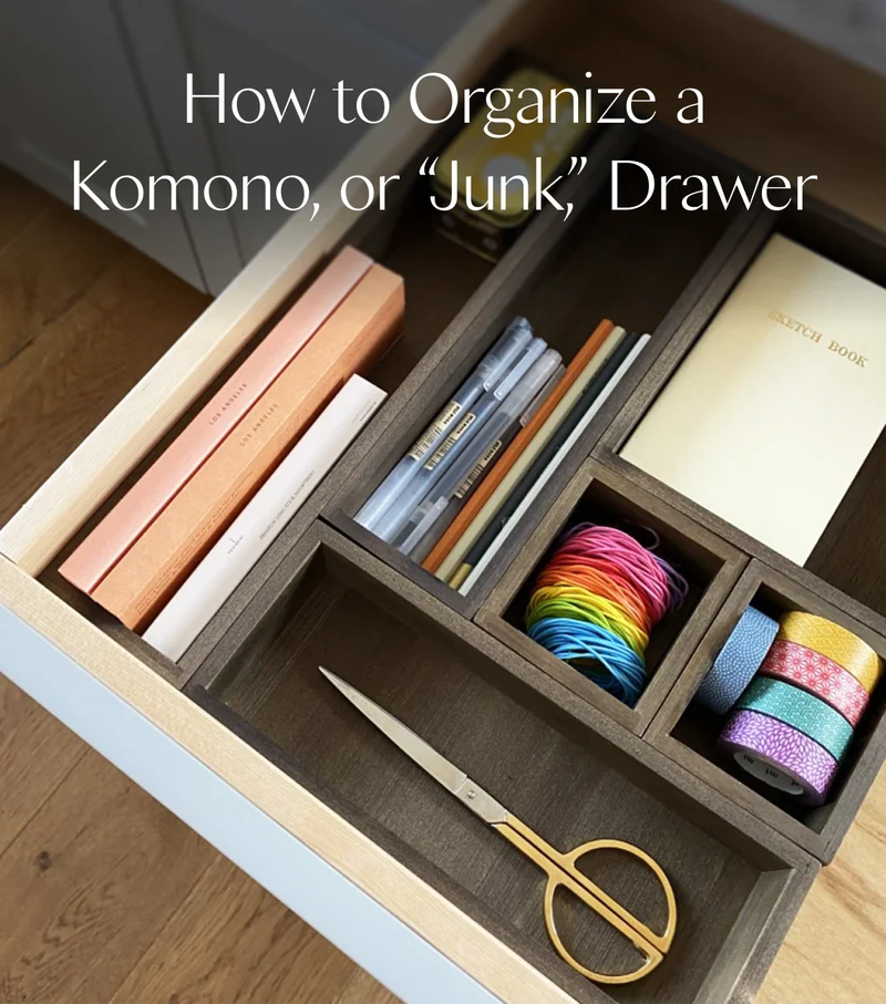 How to Organize a Komono, or “Junk,” Drawer