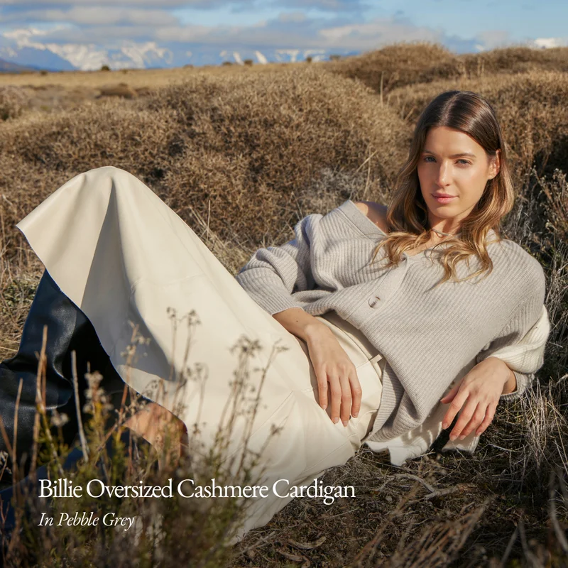 Billie Chunky Oversized Cashmere Cardigan