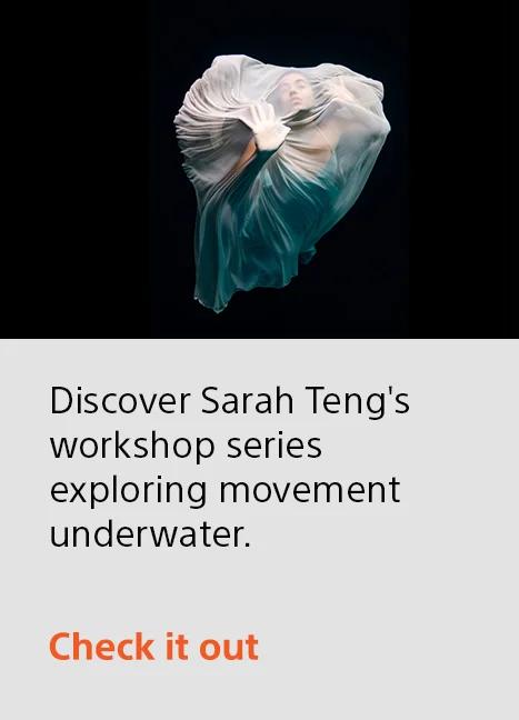 Explore Sarah Teng workshop series exploring movement underwater. | Check it out