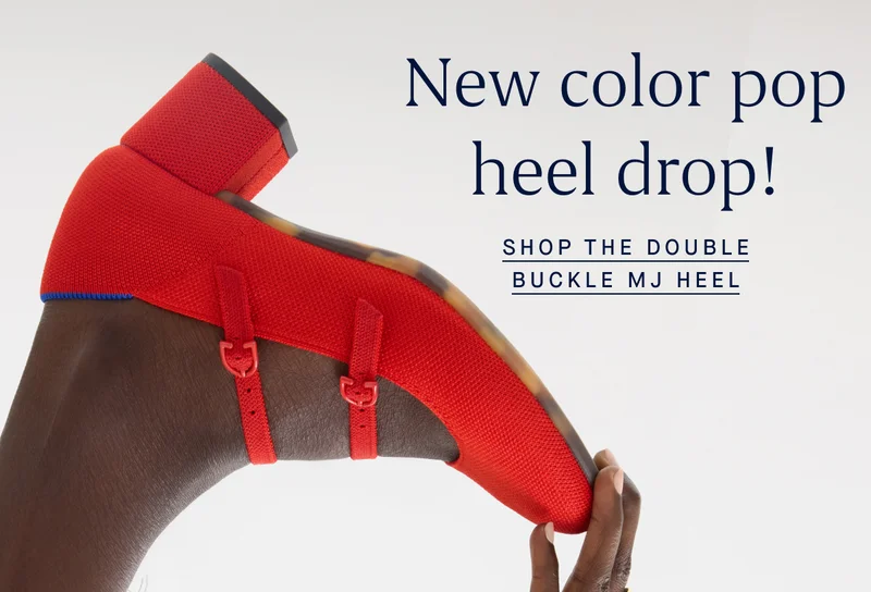 New color pop heel drop! SHOP THE DOUBLE BUCKLE MJ HEEL