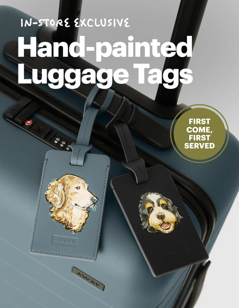 In-Store Exclusive: Hand-painted Luggage Tags