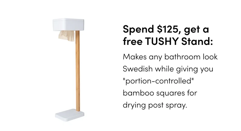 SPEND $125, GET A FREE STAND