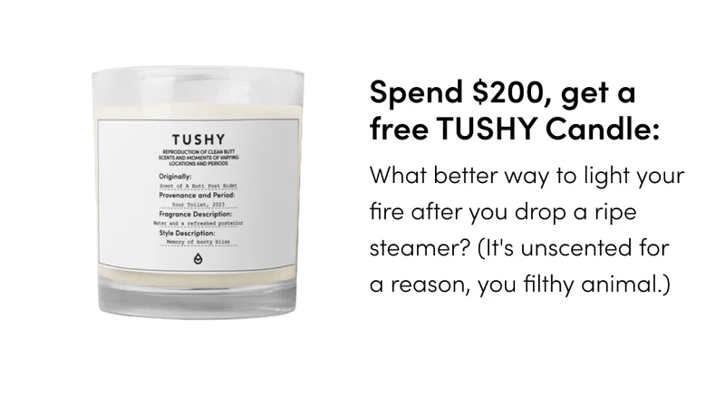 SPEND $200, GET A FREE CANDLE
