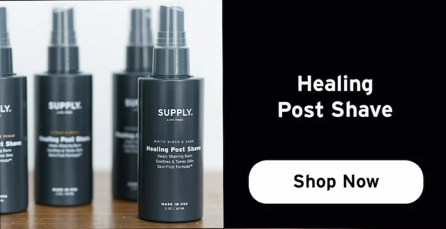 Healing post shave
