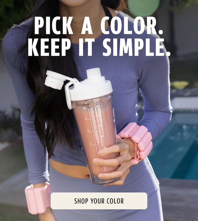 Pick a color. Keep it simple -24oz Protein Shaker